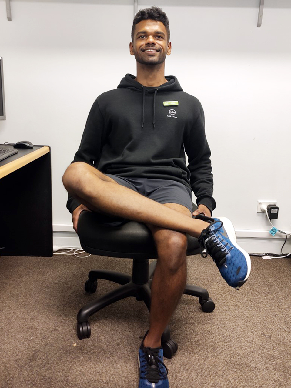 Seated Figure Four Stretch